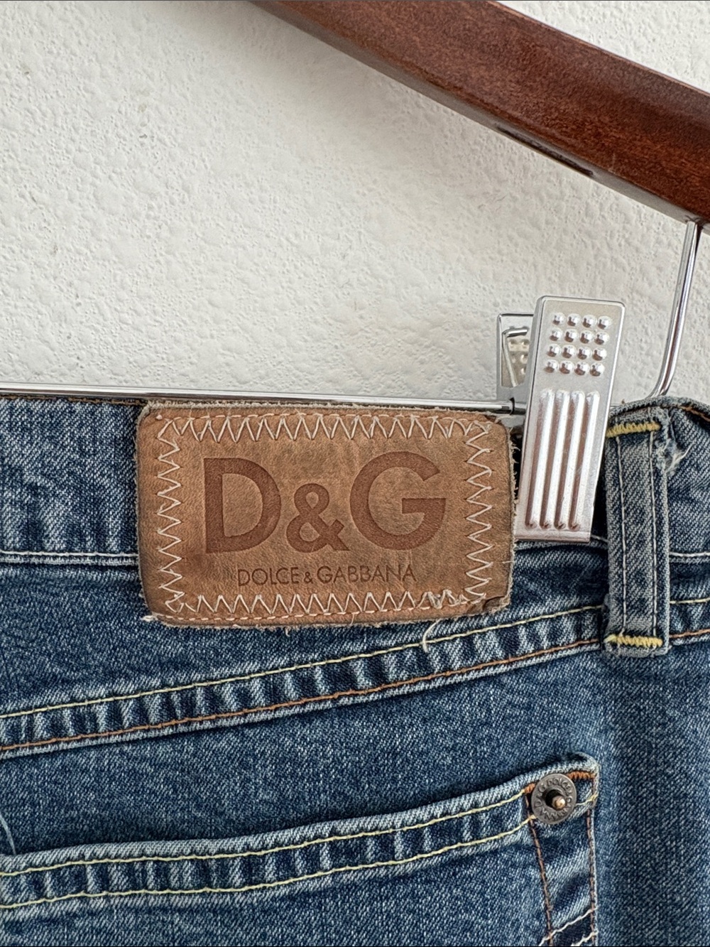 Vintage Dolce & Gabbana boot cut Jeans size 31 y2K - Picture 3 of 12